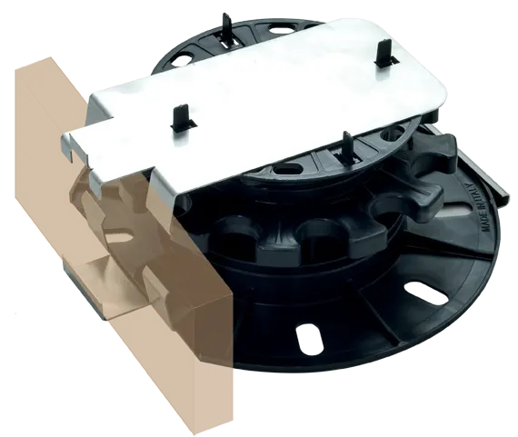 Head and foot clips for side tile dressing on raised floors