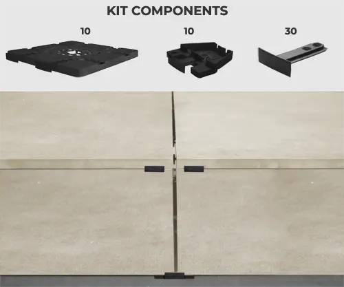 Lateral Fixing Kit components
